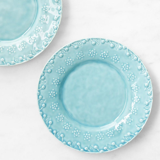 Bordallo Pinheiro Flora Salad Plates, Set of 4