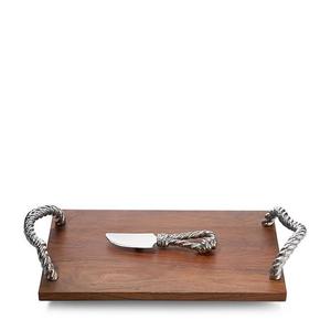 Michael Aram Rope Cheeseboard with Knife