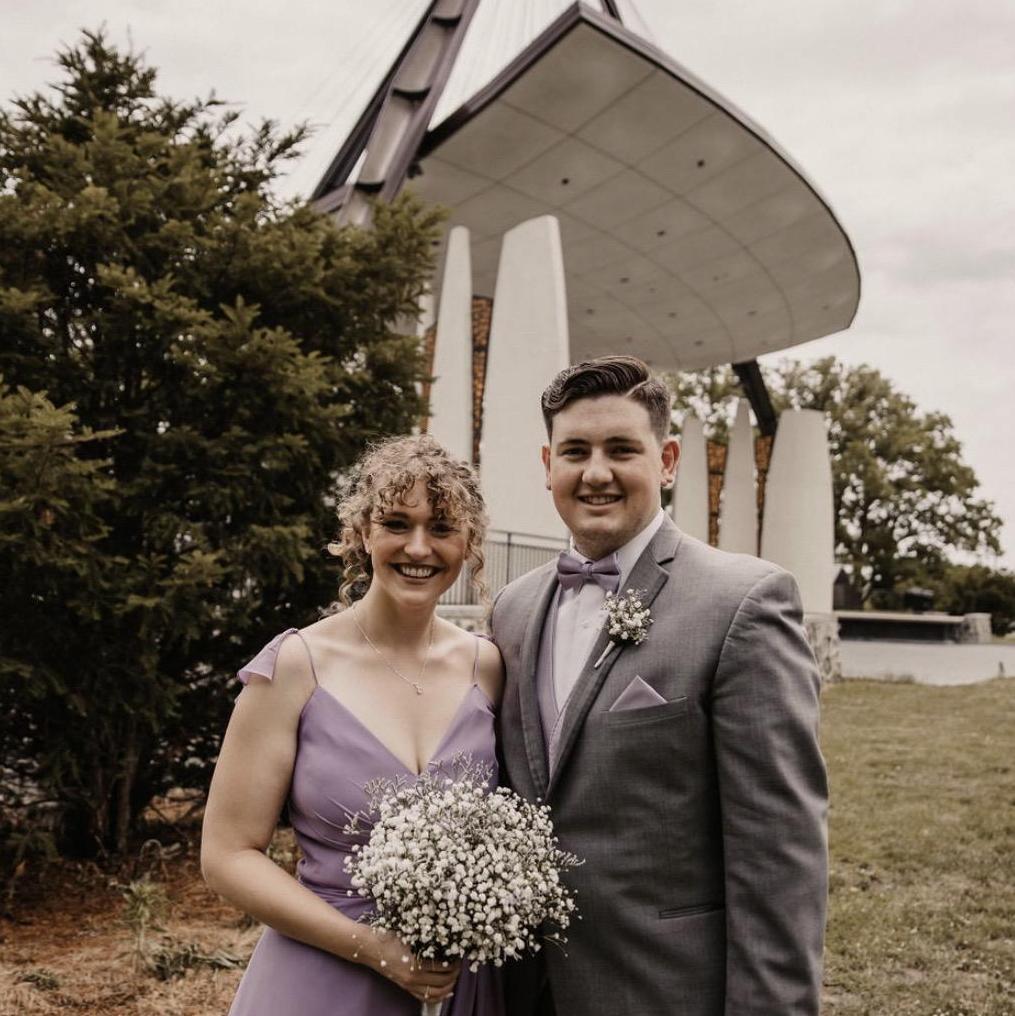 Keaton and Mel's wedding on Purdue's campus (June 2021)