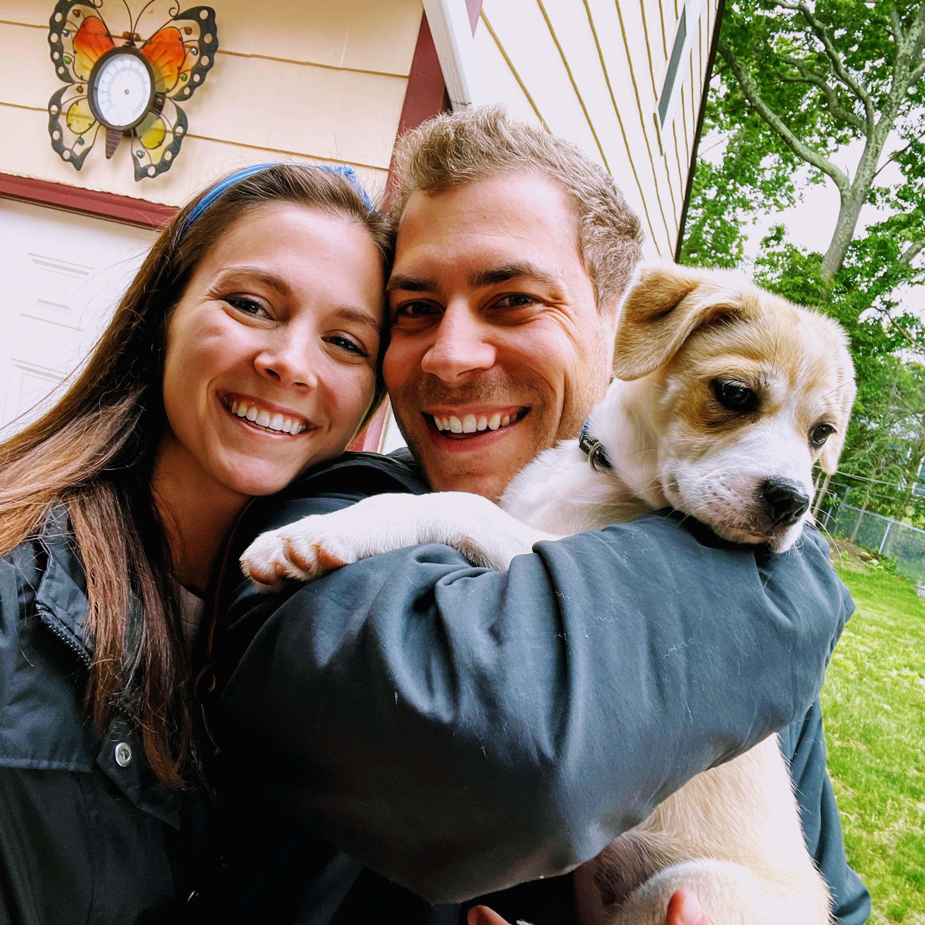 May 2021 // Stevie's first visit to Aunt Steph & Uncle Sam's house in RI
