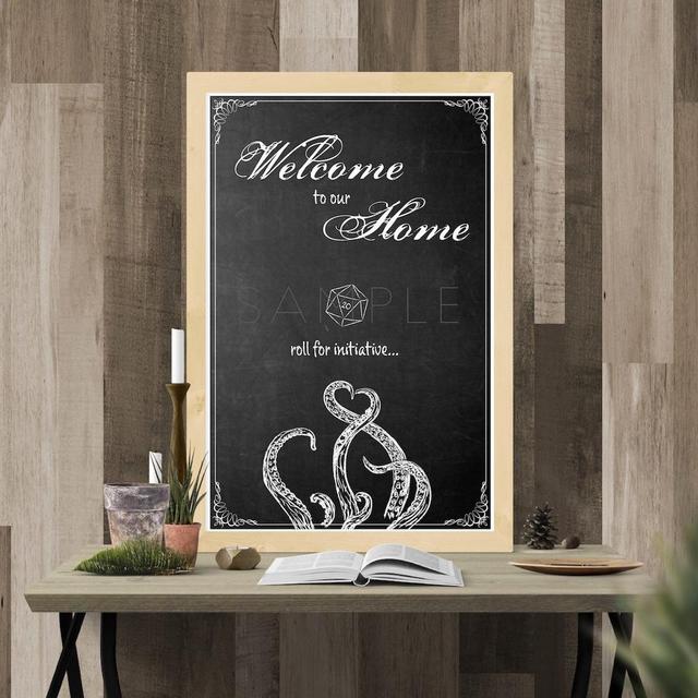 Welcome - Roll for Initiative - Chalkboard...
