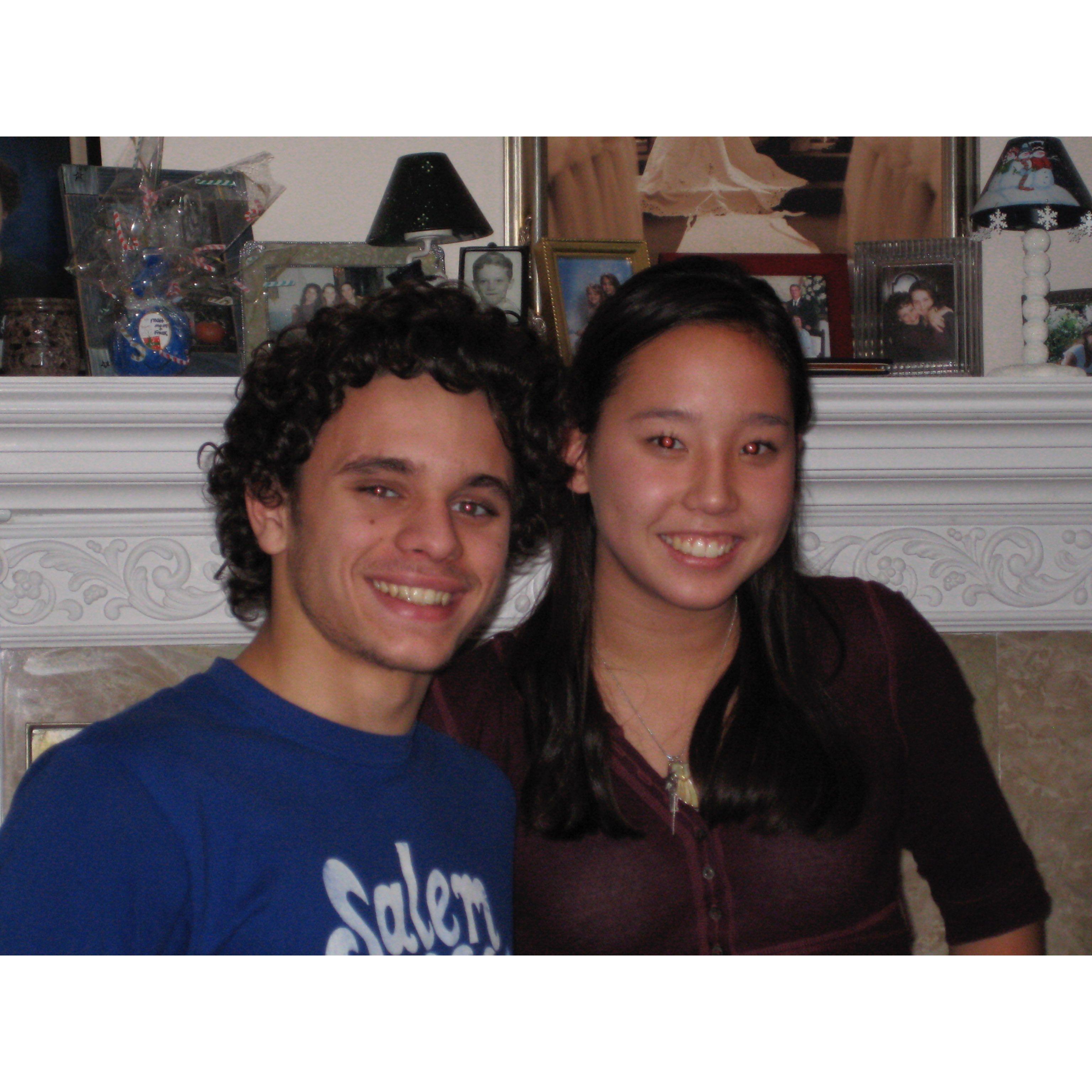 Before red eye correction haha