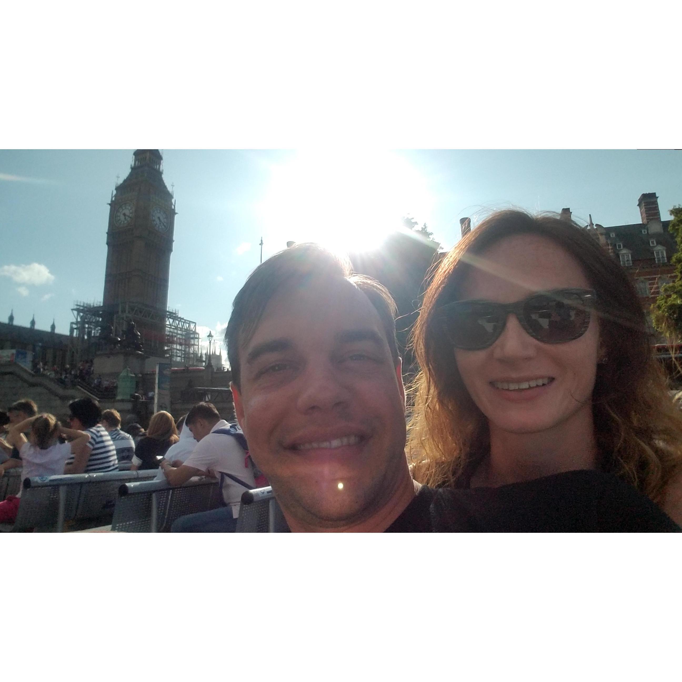 Ferry ride on River Thames
London, August 2017