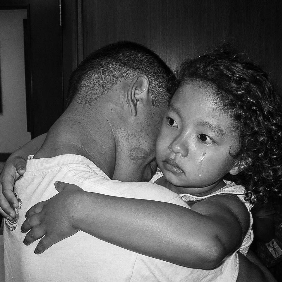 The day before bootcamp with the little girl that made me the saddest to go