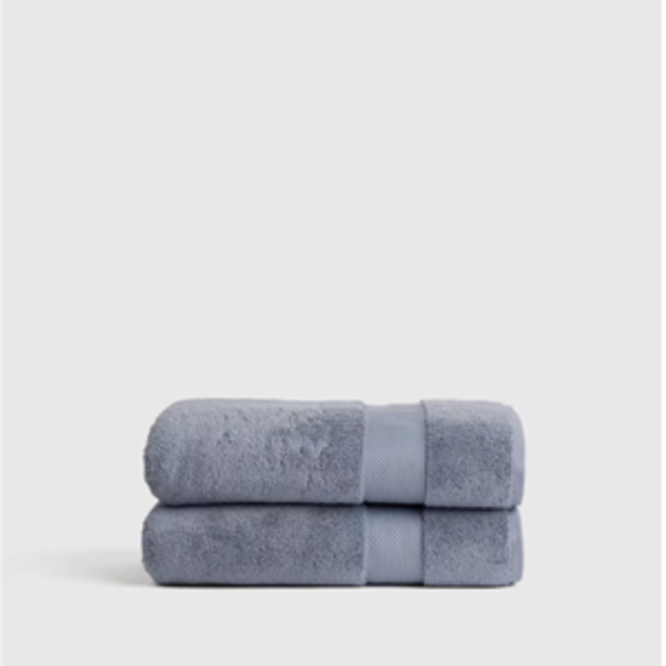Turkish Ultra Plush Bath Towel (Set of 2) - Mineral