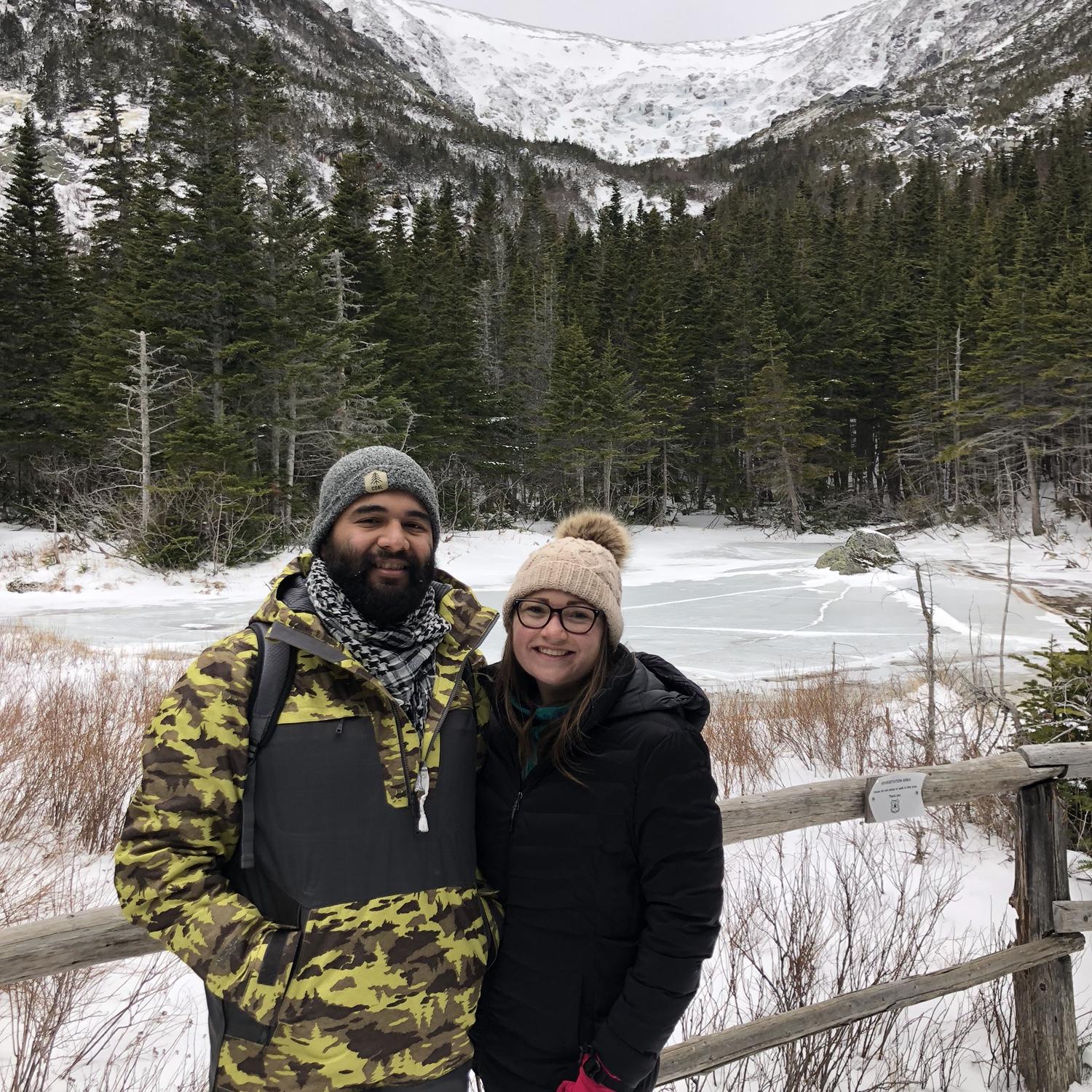 Hiking at Mt. Washington, NH - Winter 2021