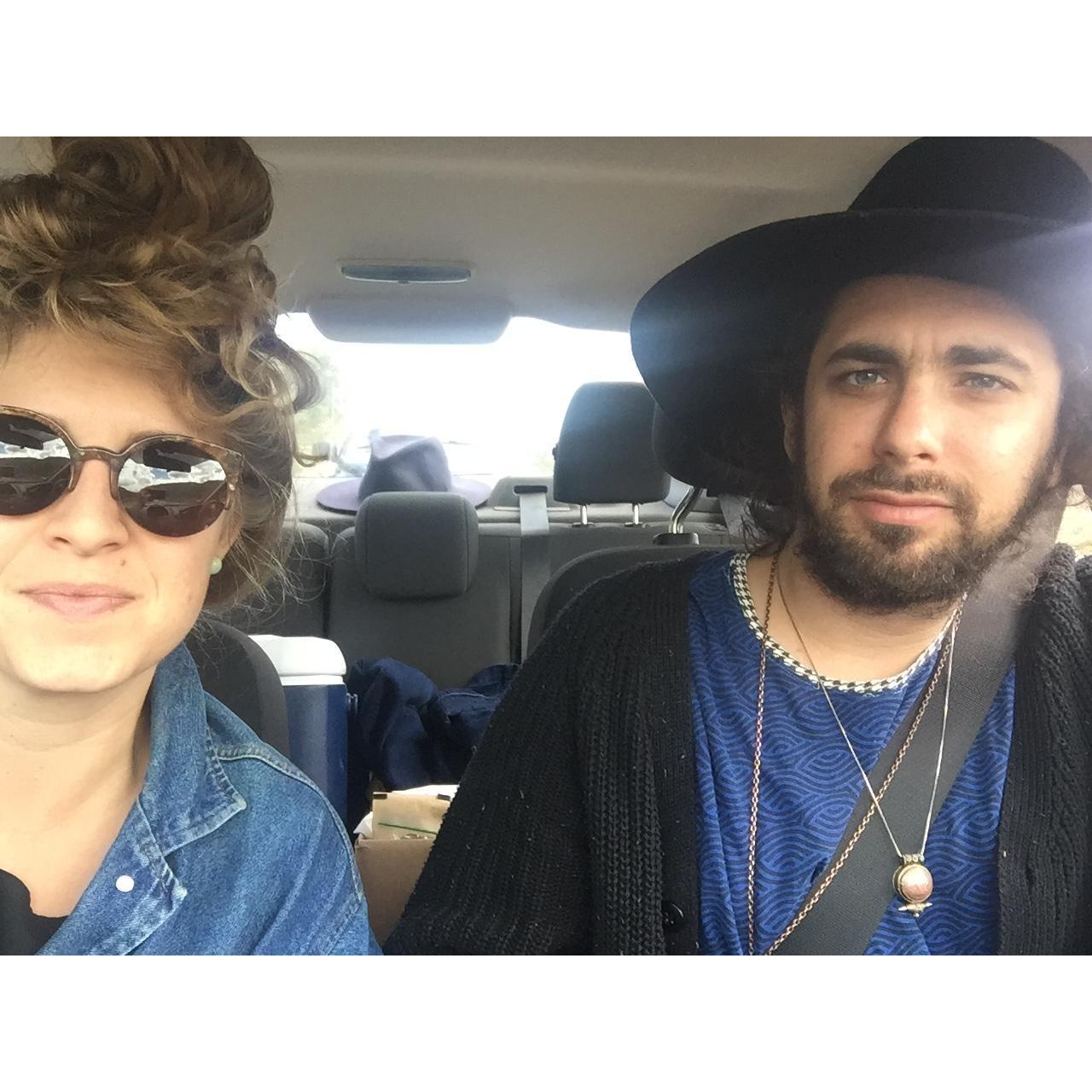 Road tripping in New Mexico.