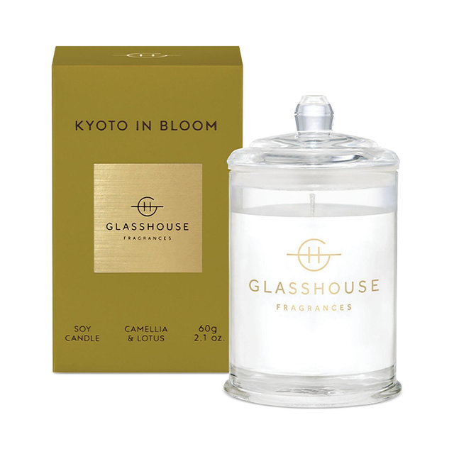 Glasshouse Fragrances Kyoto In Bloom 2.1 oz Triple Scented Candle