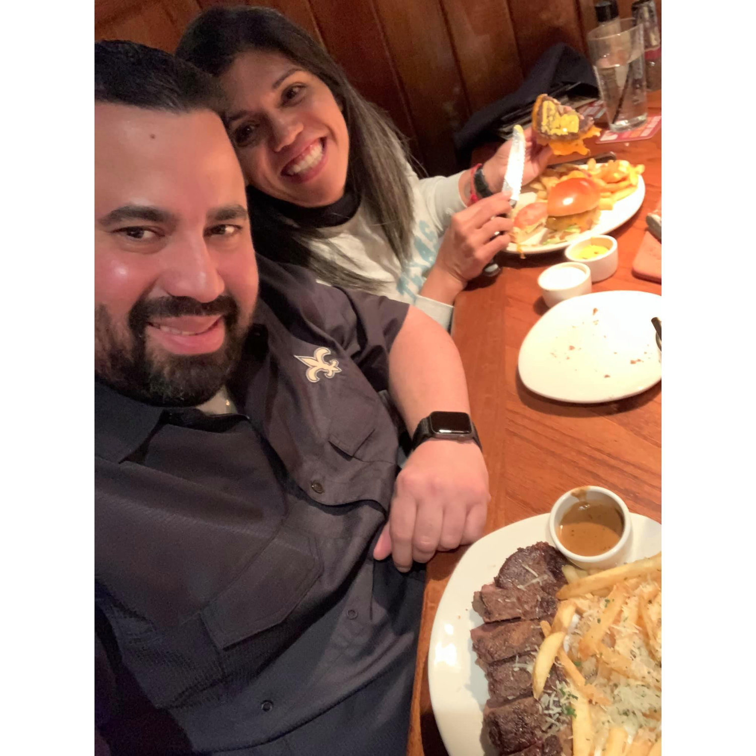 Dinner at Outback in Pennsylvania