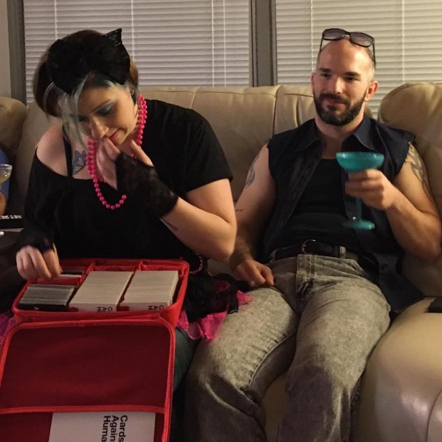 Kristi's "Rocking the 80s" birthday party.