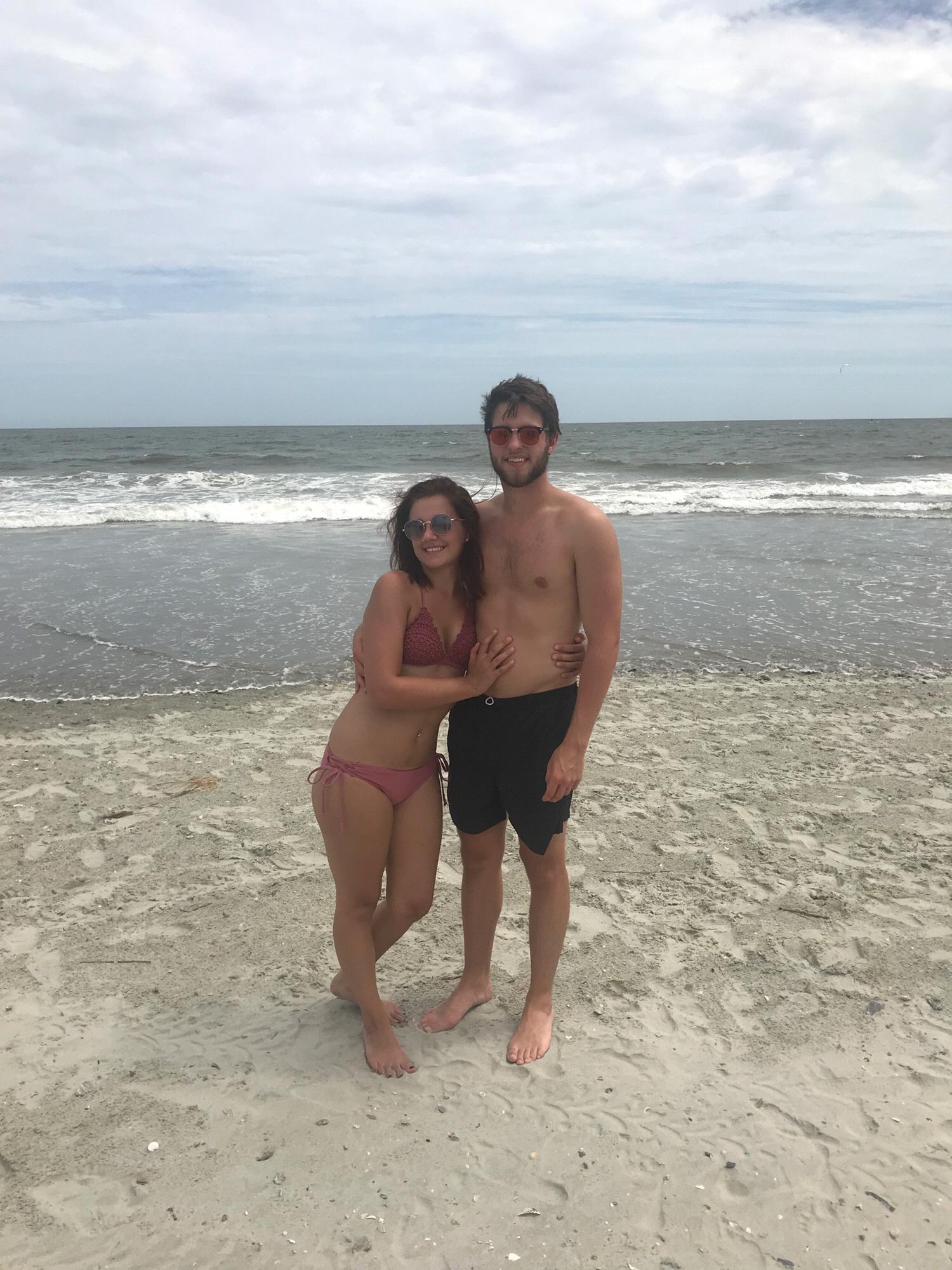After moving to Charleston together! We loved it then and we love it still. The beach is our favorite place on Earth.