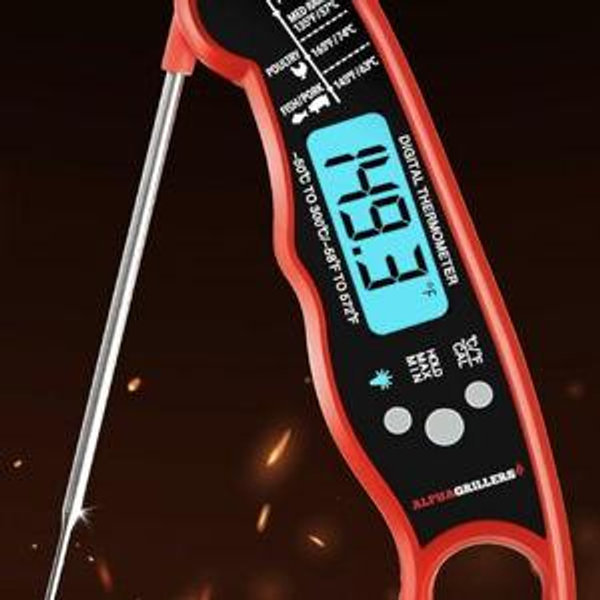 Meat Thermometer Digital - Instant Read Food Thermometer for Cooking and Grilling Gifts for Men Valentines Day Gifts for Him Her Mom Dad