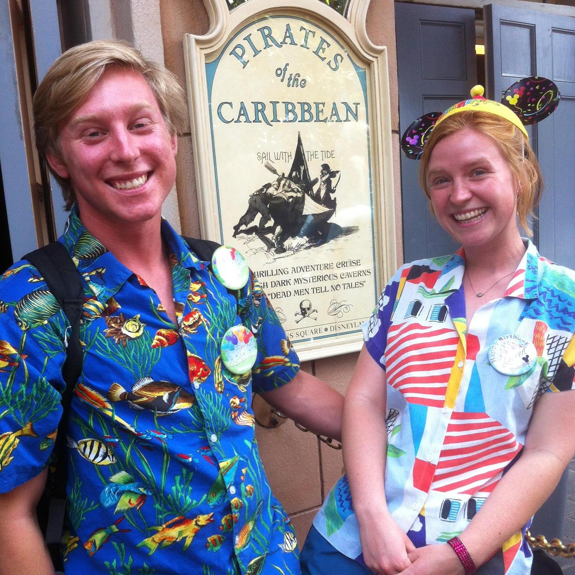 Our first big trip together - to Disneyland!