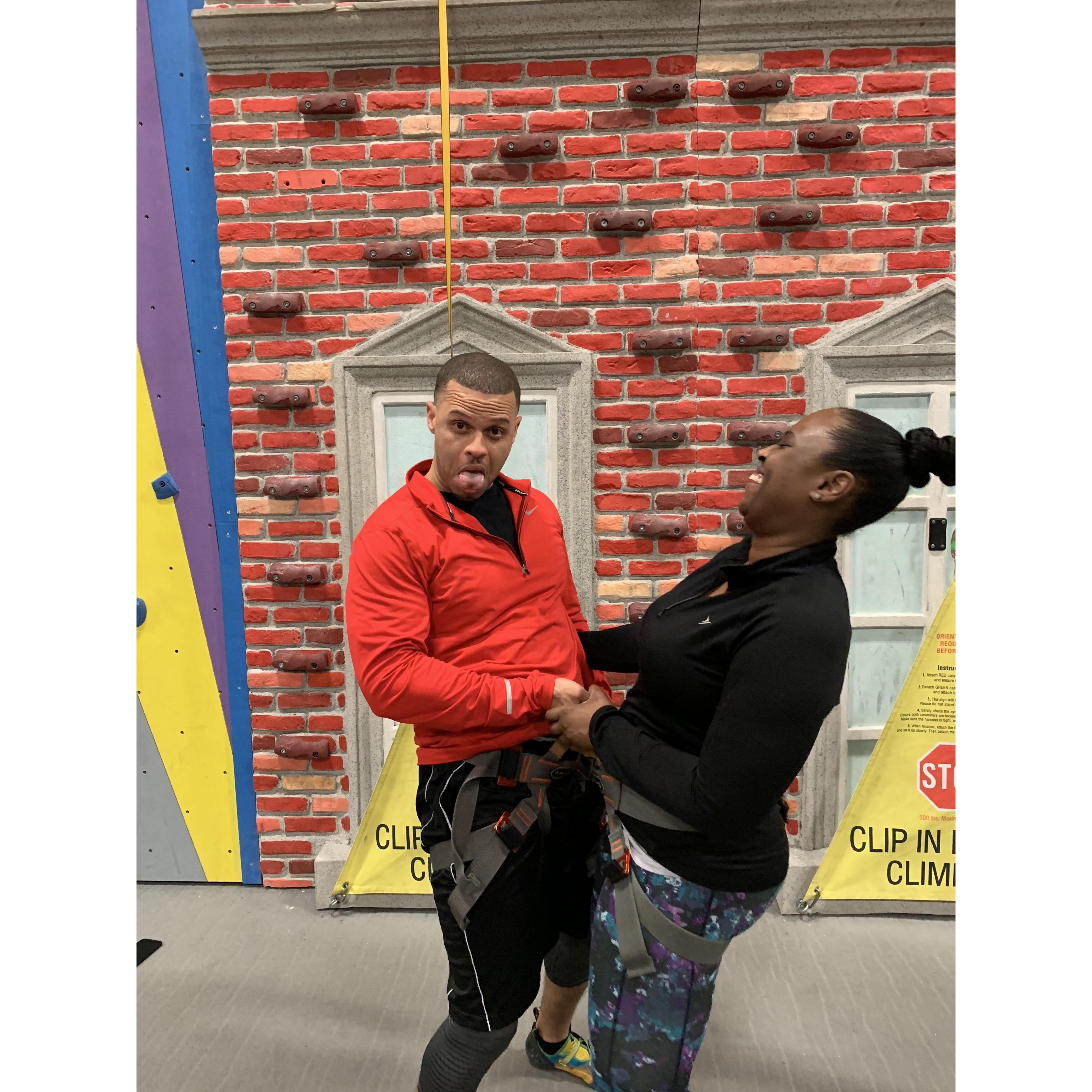 Rock climbing adventure 2019