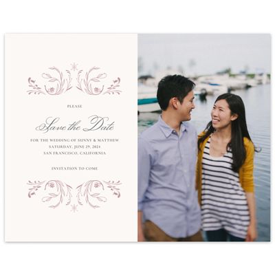 Dark Sage, Green Wedding Digital Save the Date - Camberley Photo