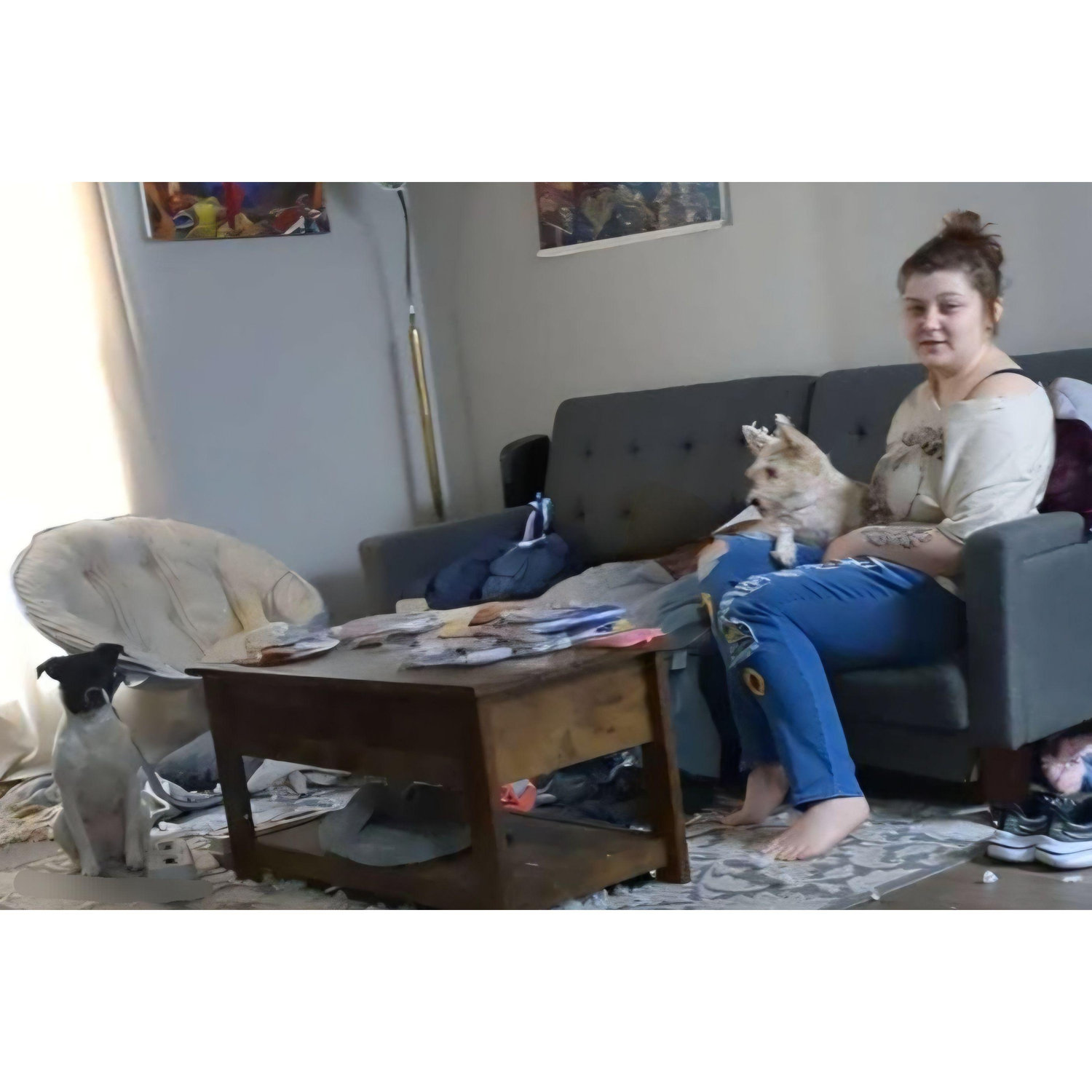 Me with Star and Daisy