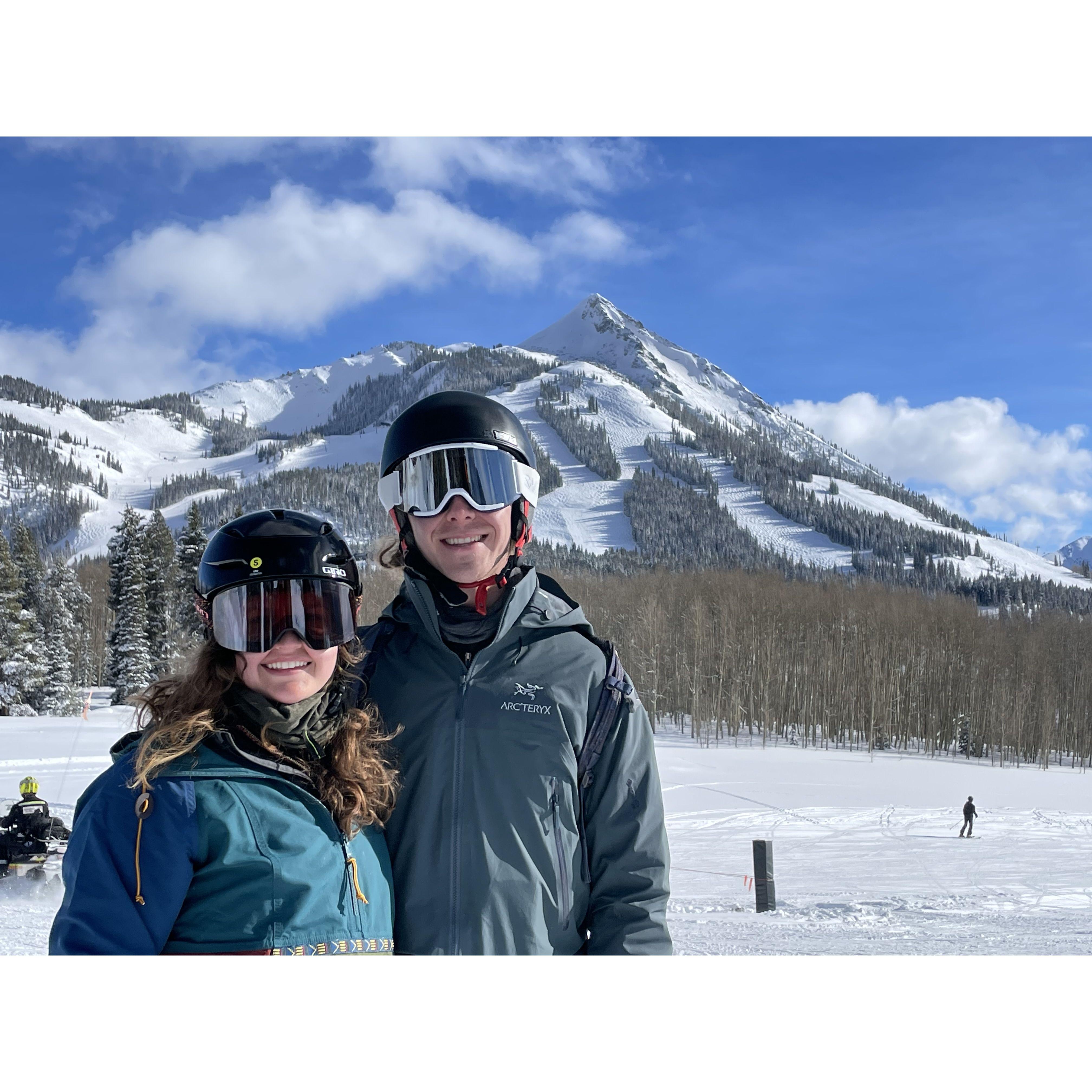 Skiing in Crested Butte, Colorado