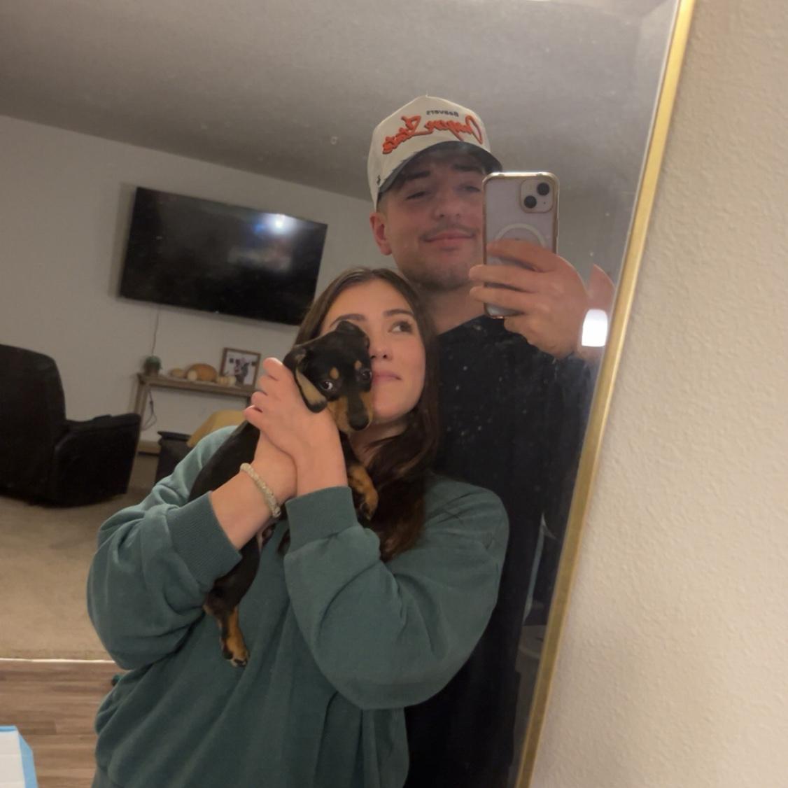 Our first night with Cooper