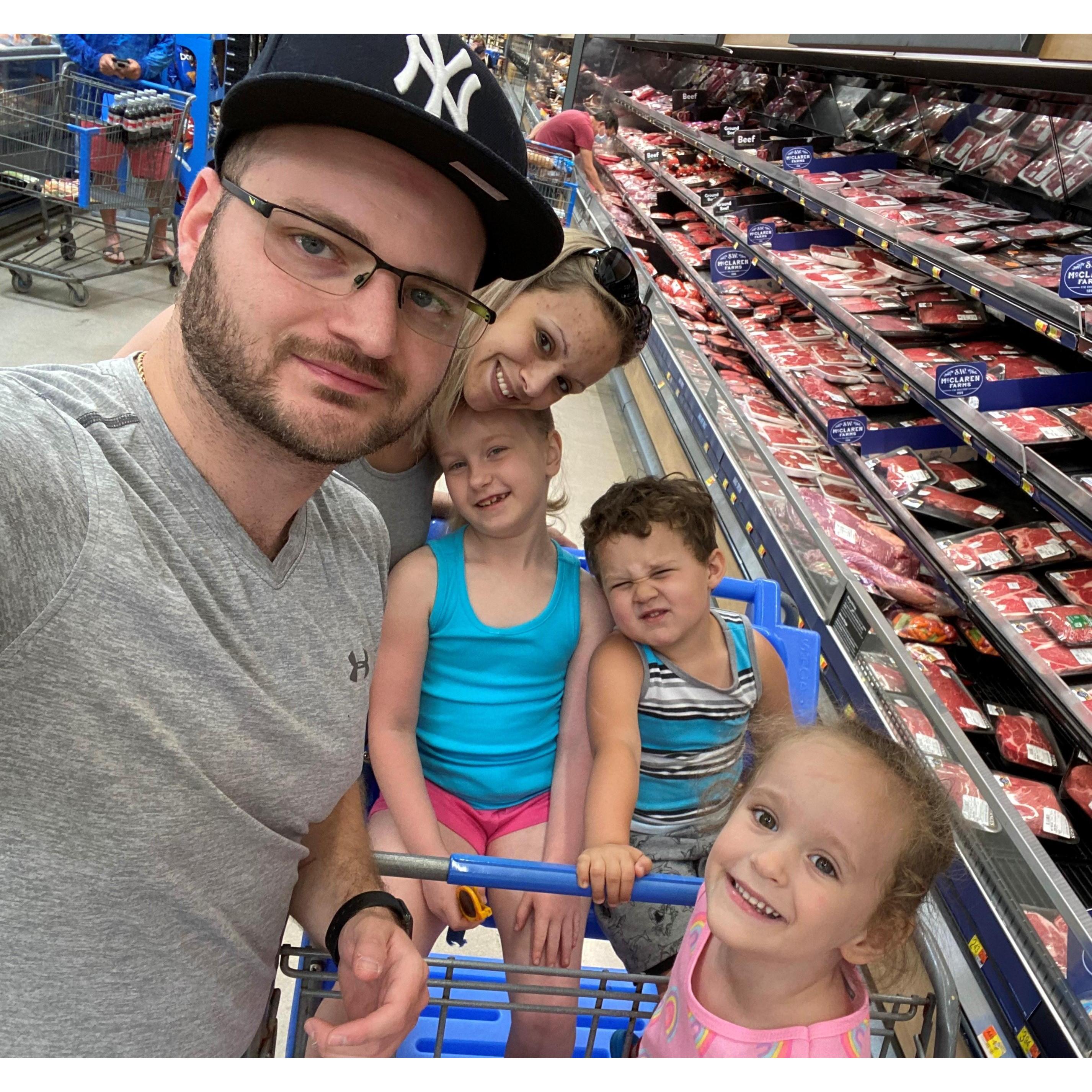First family vacation! We survived the drive from NY to FL - first stop? The grocery store!