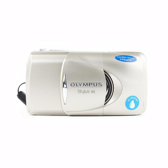 OM SYSTEM OLYMPUS Infinity Stylus 105 Point and Shoot 35MM Film camera with 38mm-105mm Zoom Lens. Built-in Flash and auto film loader. (Renewed)