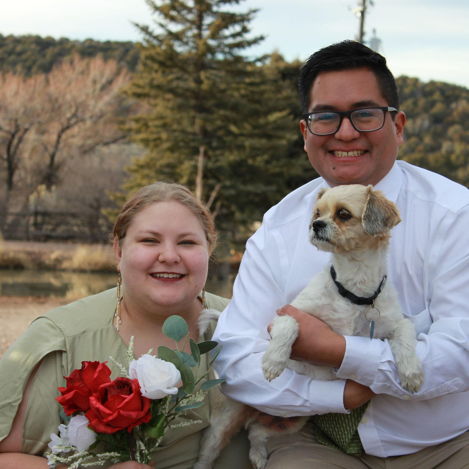 With our sweet Chewie!