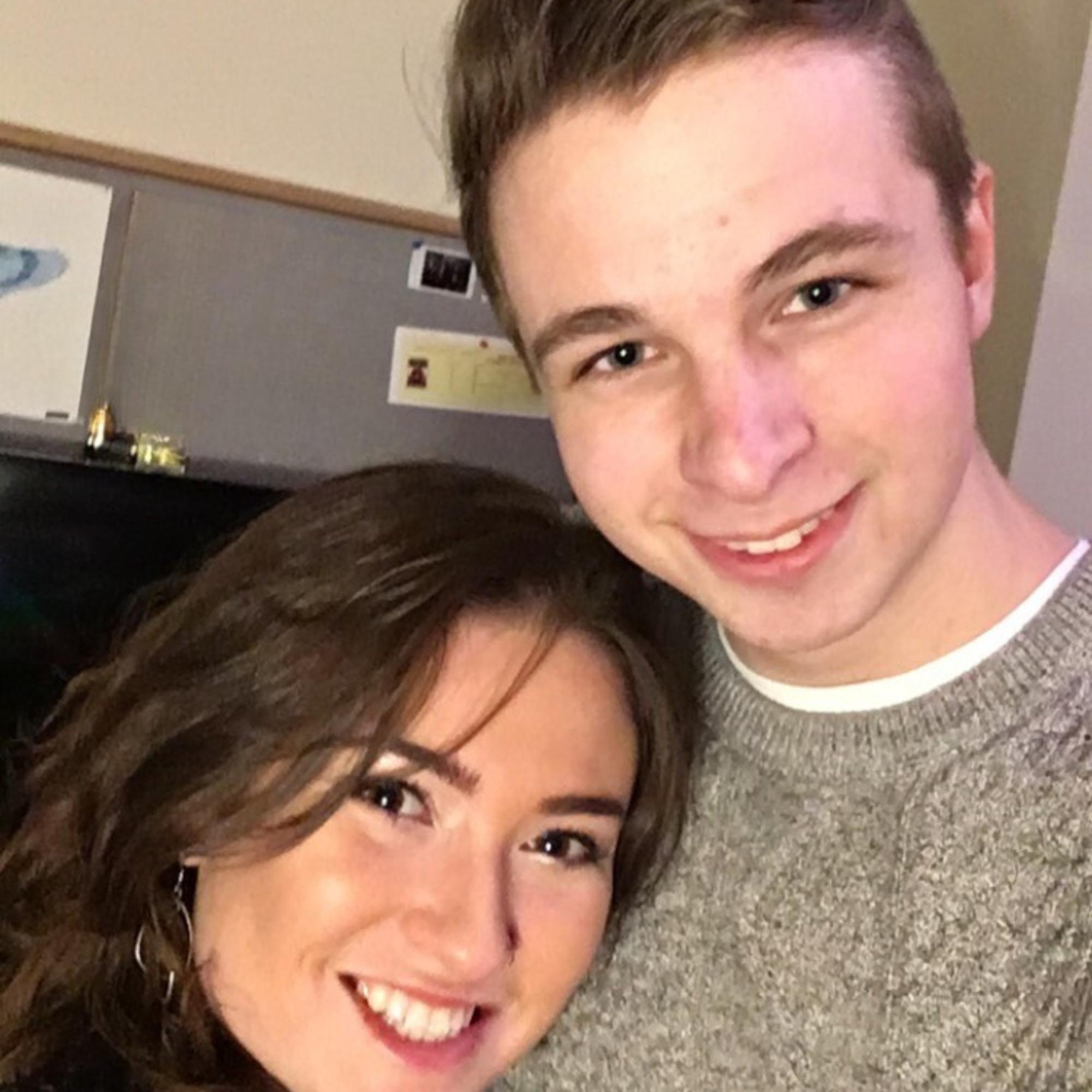 Our first photo together | Middlebury, VT | Fall 2018