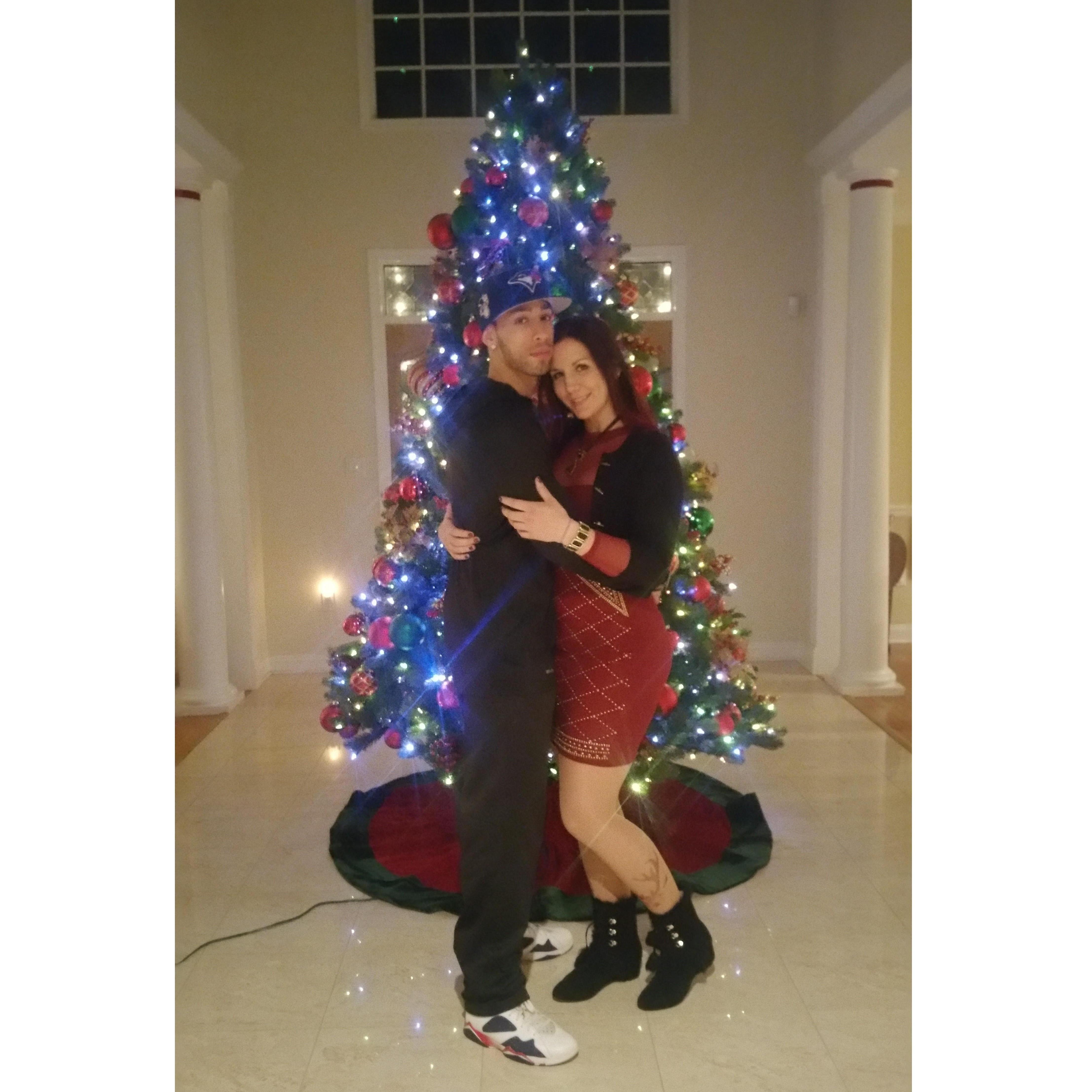 Our 1st Christmas together. We were both so excited.