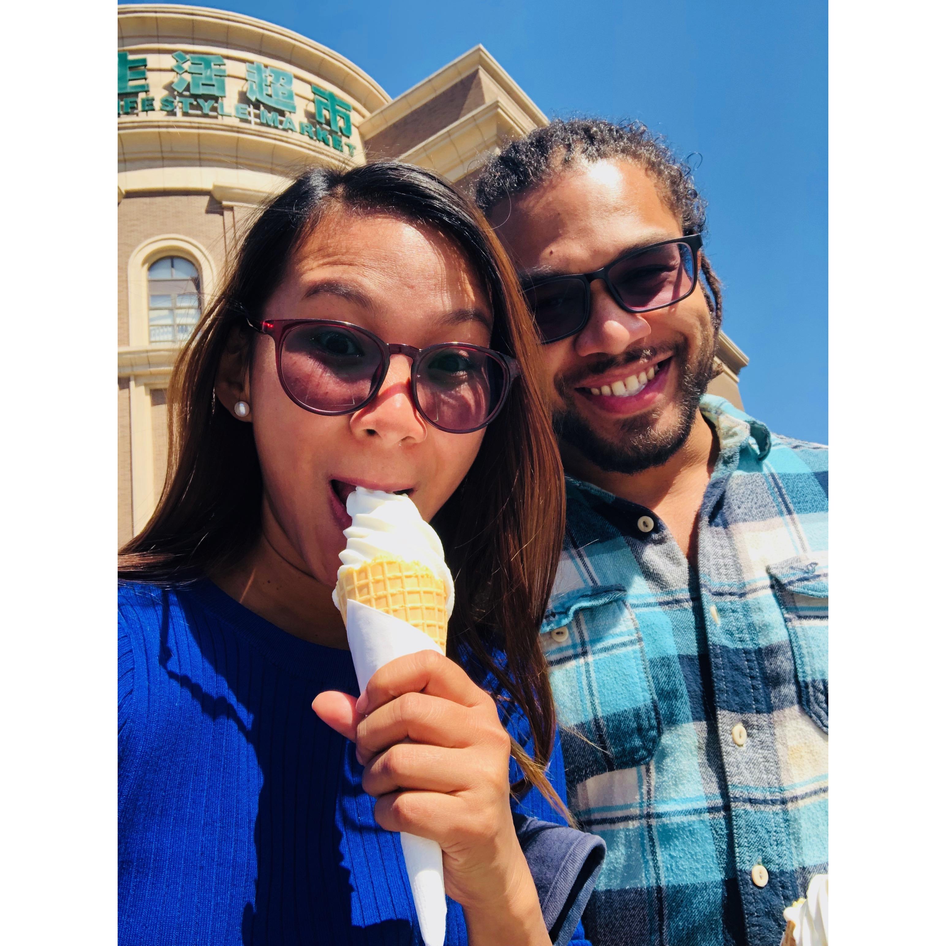 Trips to the supermarket are never complete with out treats.... Is that ice CREAM, FRANCINE!?