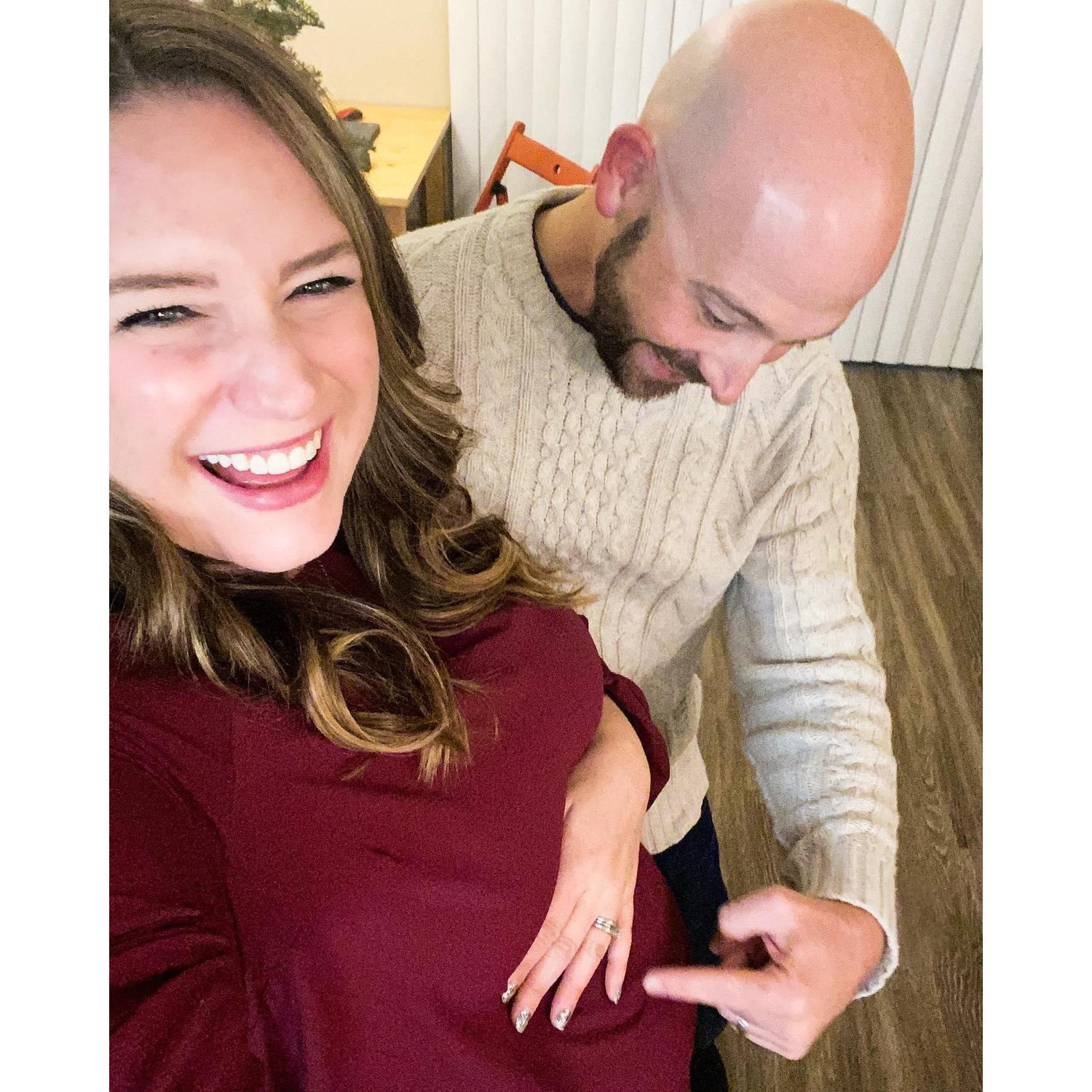 There's a baby in there!