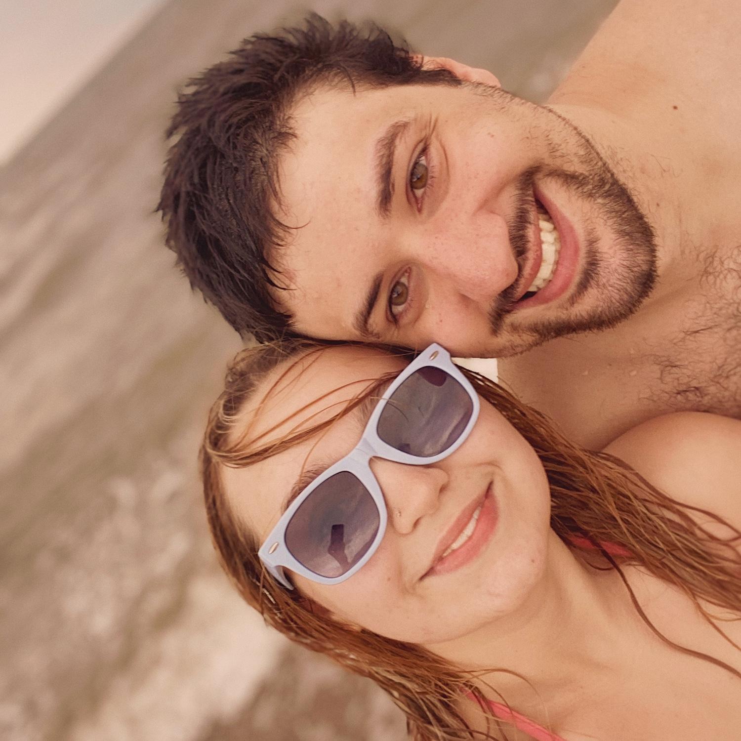 First beach trip together (2020)