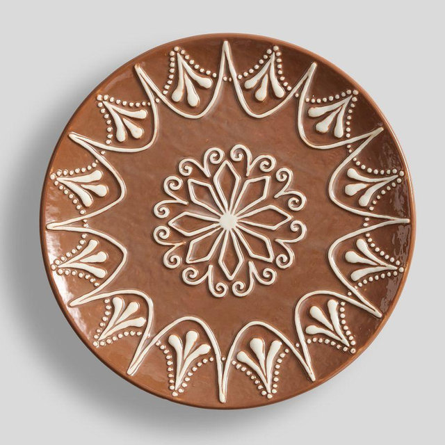 Gingerbread Stoneware Salad Plates - Set of 4
