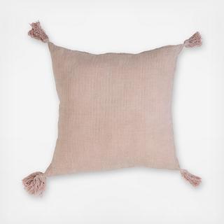 Linen Pillow with Tassels