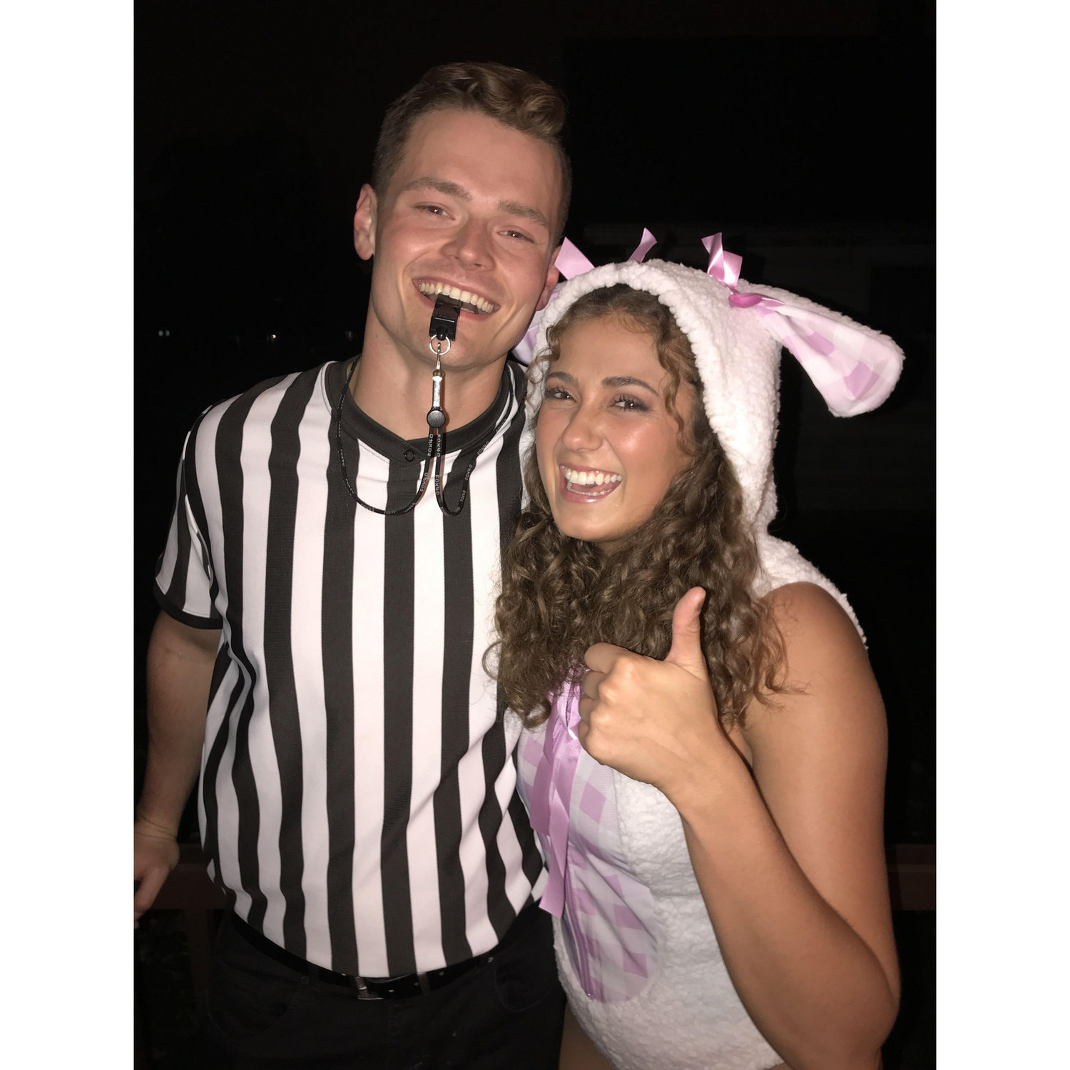 Our first picture together! Jarrett ask me to be his girlfriend this night walking to my house in the freezing, pouring rain with Jenny and Michael after a Halloween weekend night at the Chug