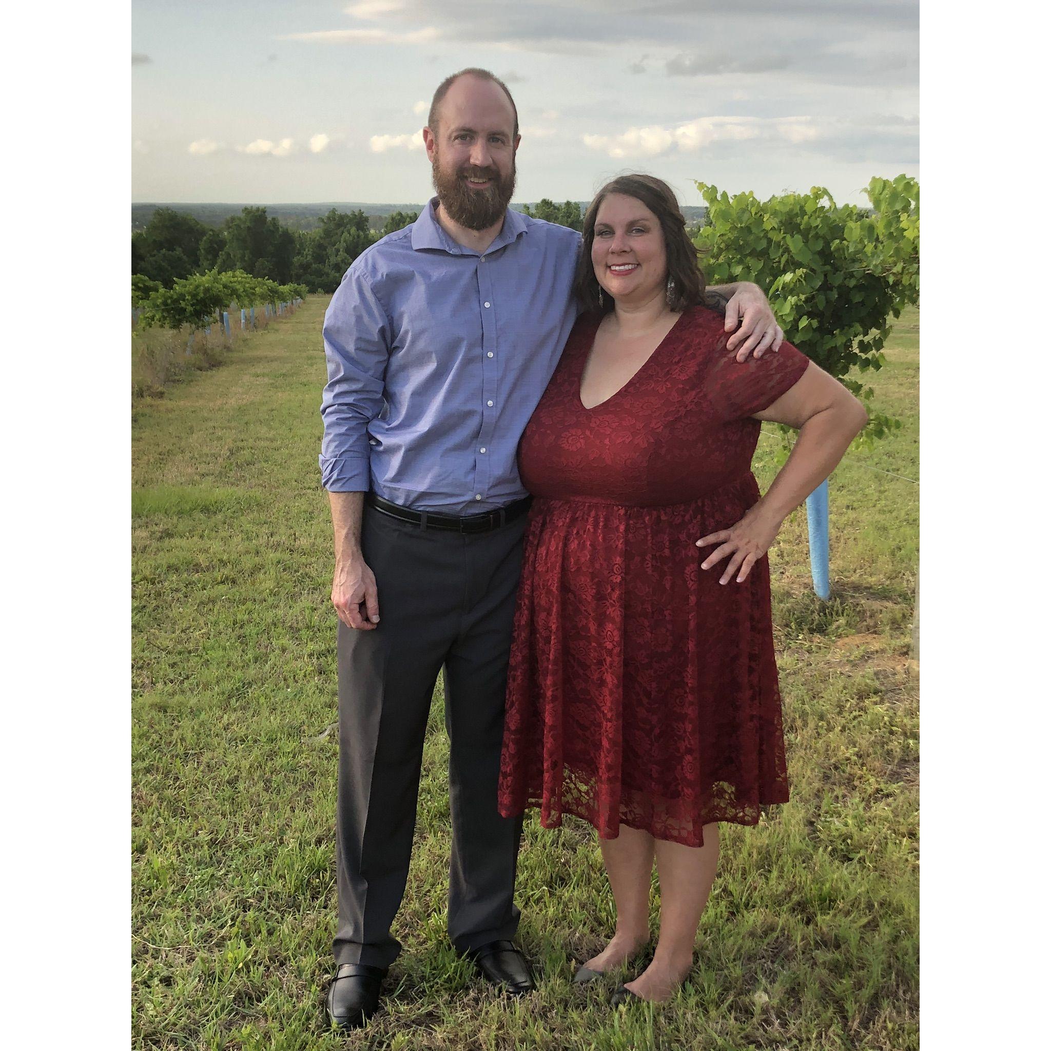 Our first time at a wedding together