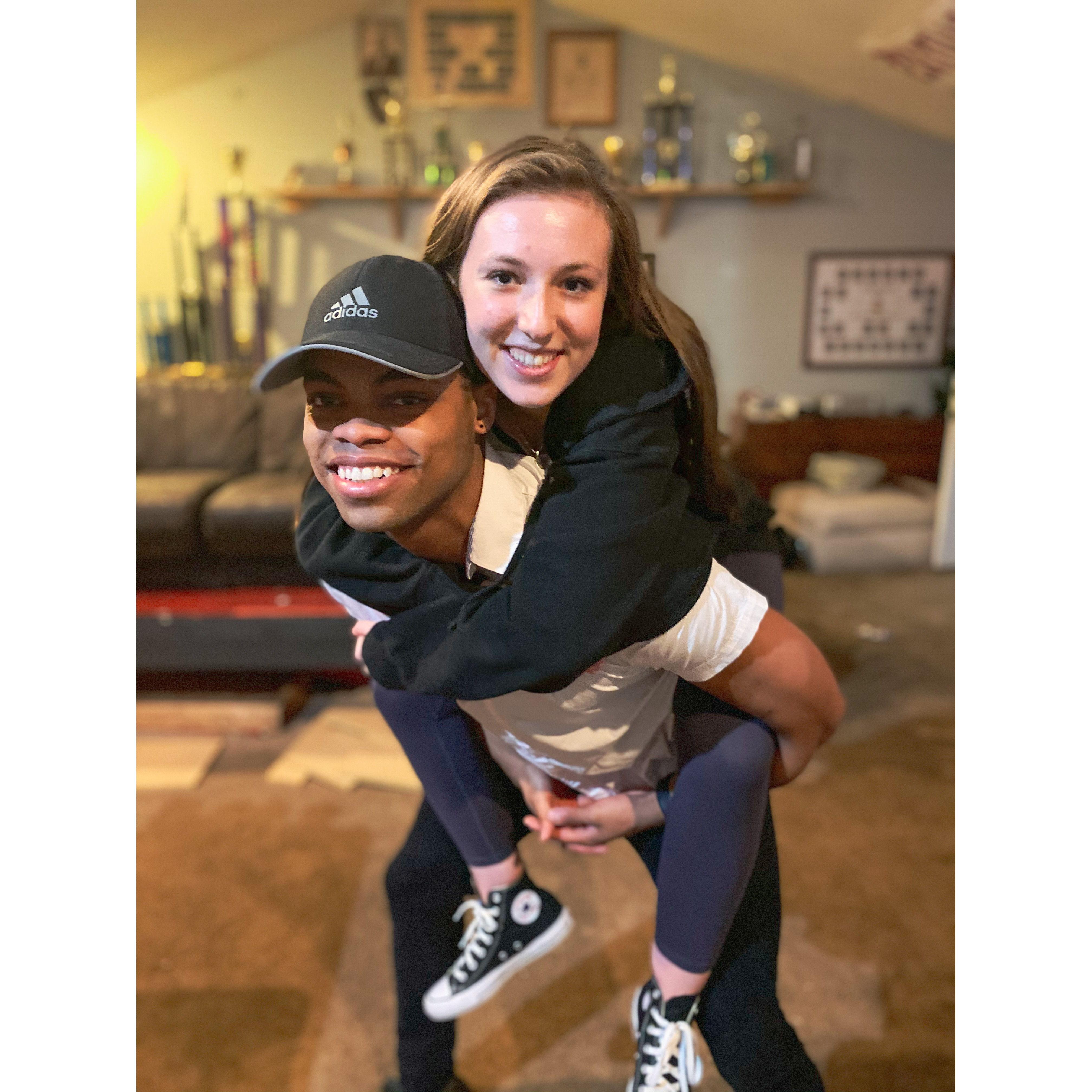 A photo from the start of our relationship!