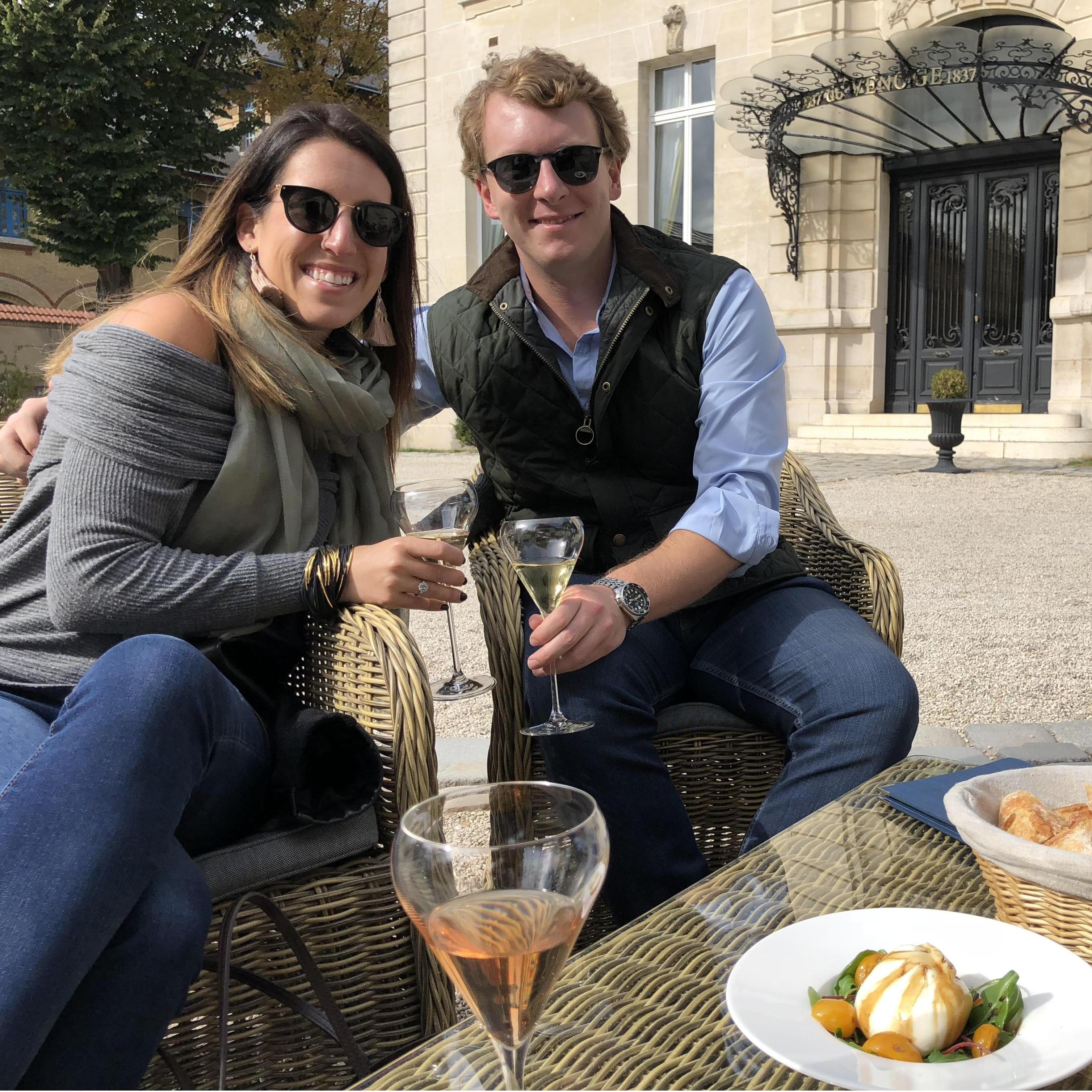 Champagne, France...Meghan's happy place