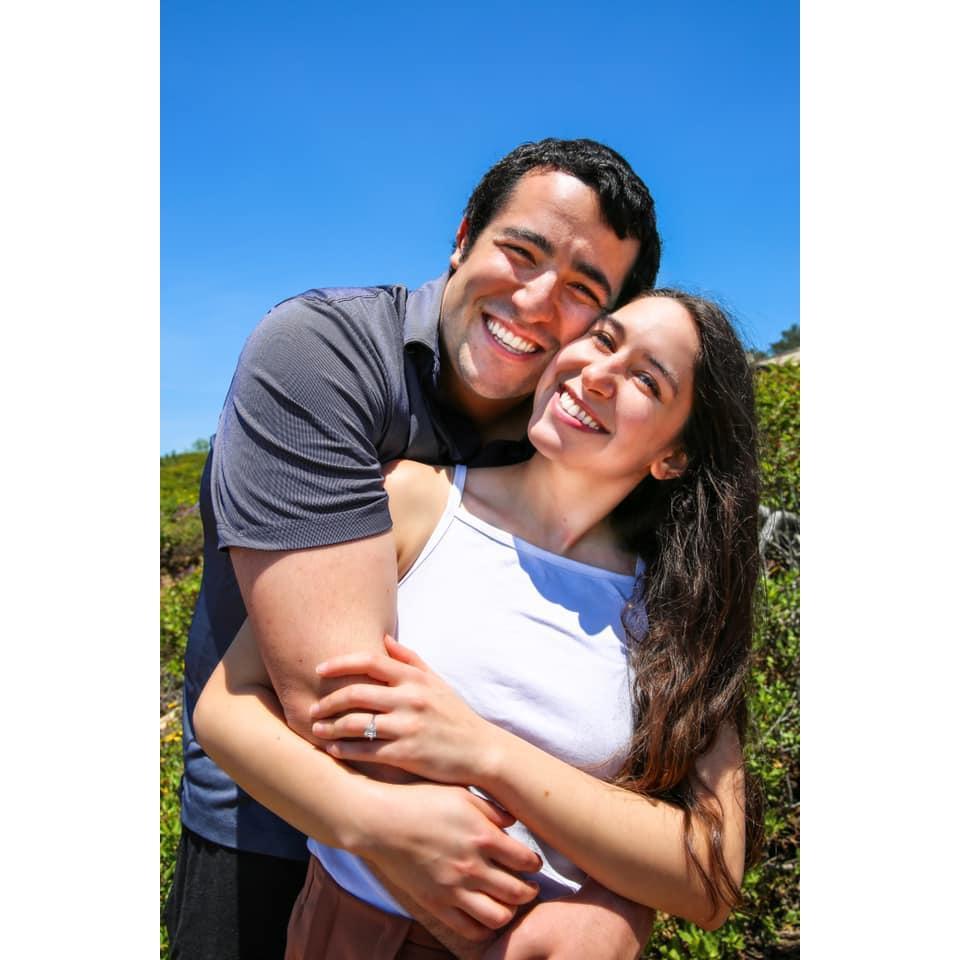 We cleaned up for engagement photos in San Diego.
