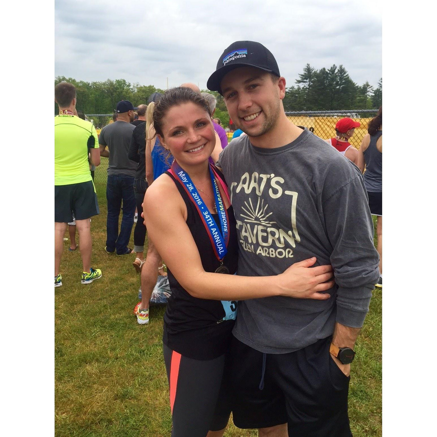 Britt's first half marathon! Bayshore 2016
