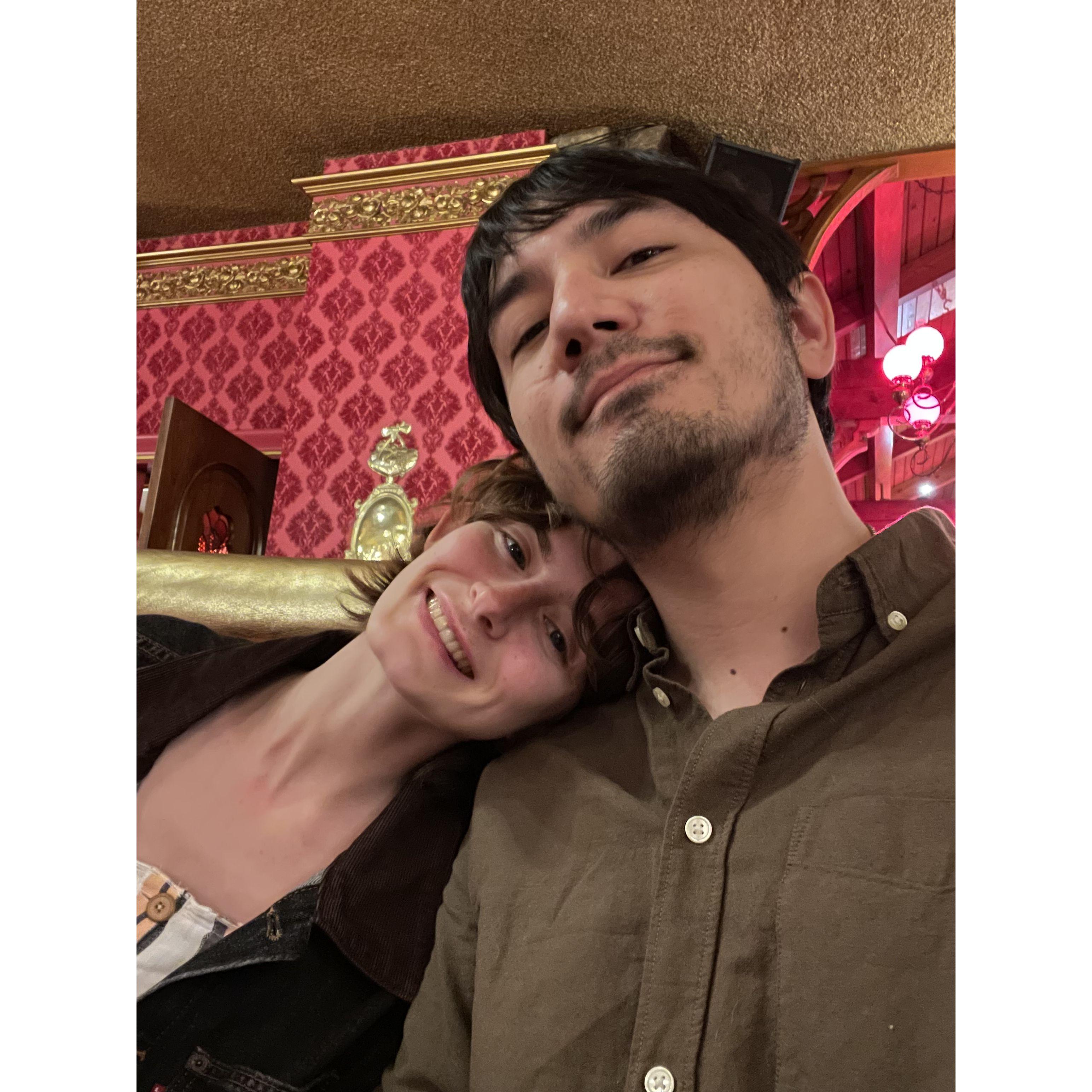 our one year anniversary at the Madonna inn