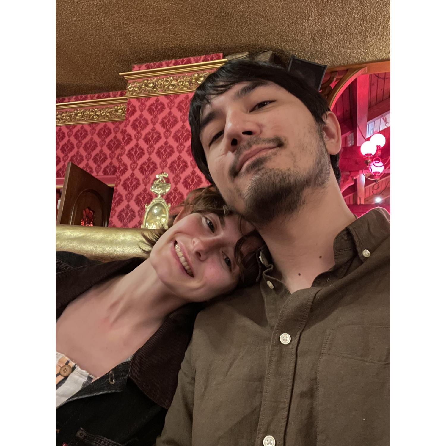 our one year anniversary at the Madonna inn