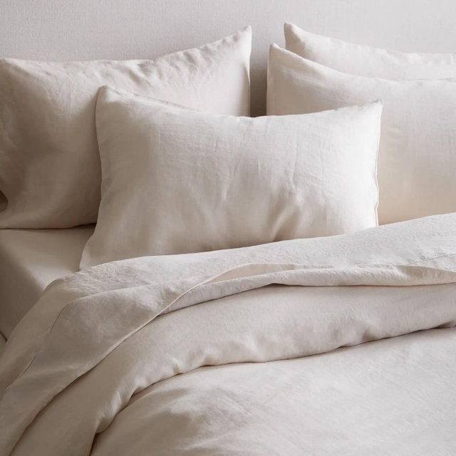 European Linen Duvet Cover Set - King/Cal King