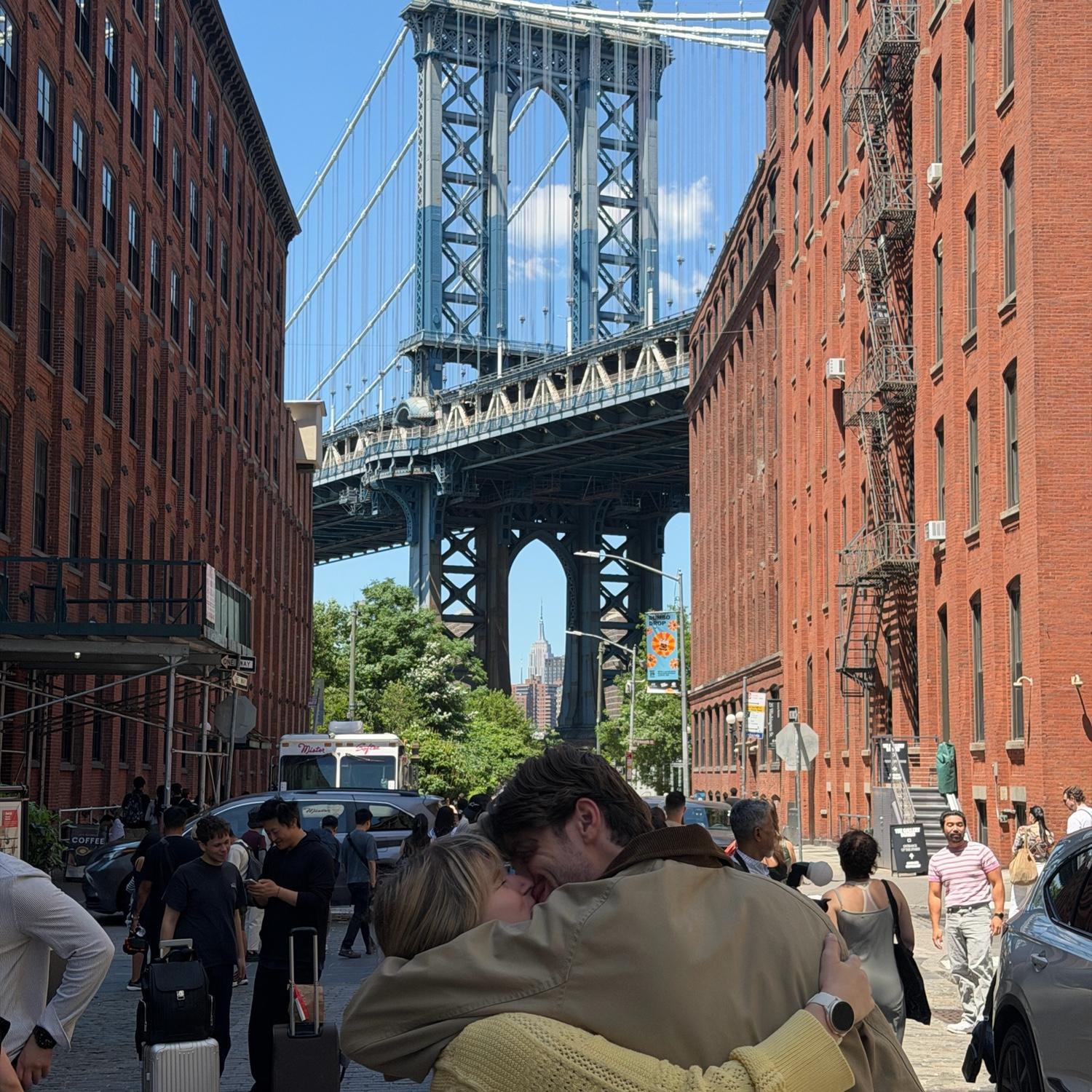 Ashley and Jack at DUMBO. June 2026