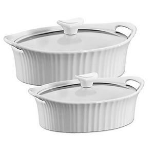 CorningWare® French White® Ceramic Oval Casserole