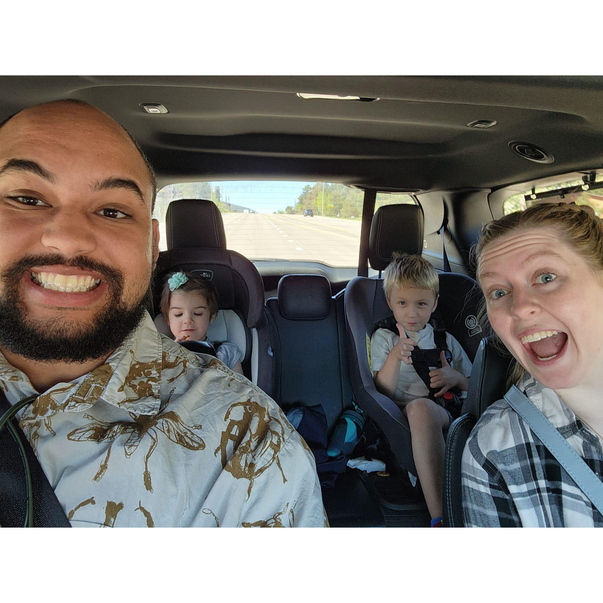Road trip with family to Colorado