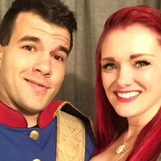 Our first Halloween together as Prince Eric and Ariel!