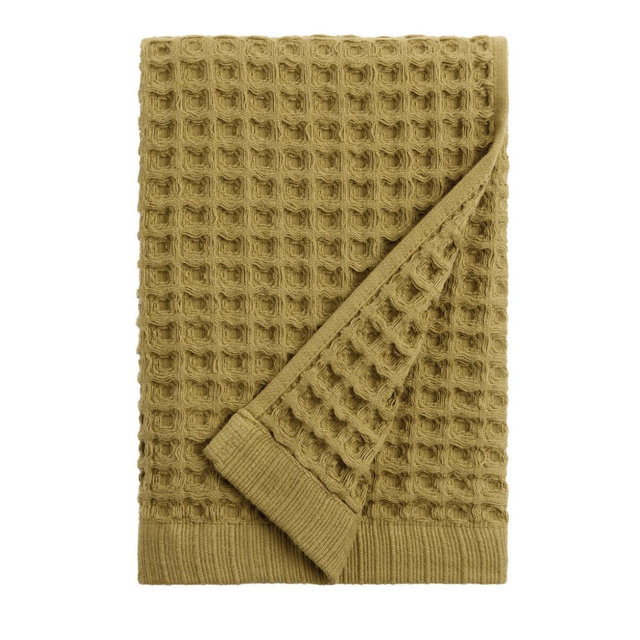 Tobacc Cotton Waffle Weave Hand Towel