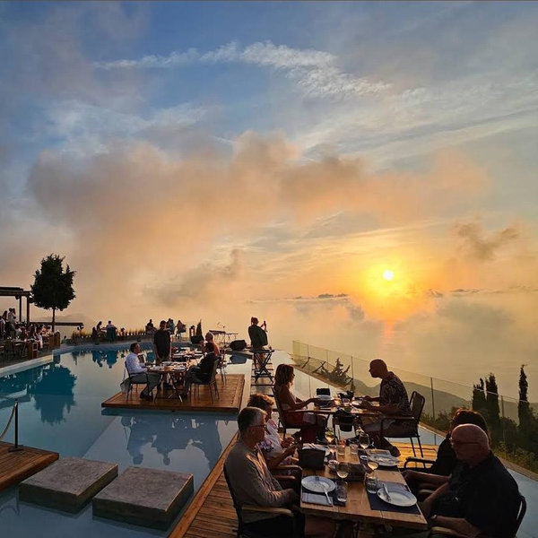 Honeymoon Dinner at Amente on Lefkada