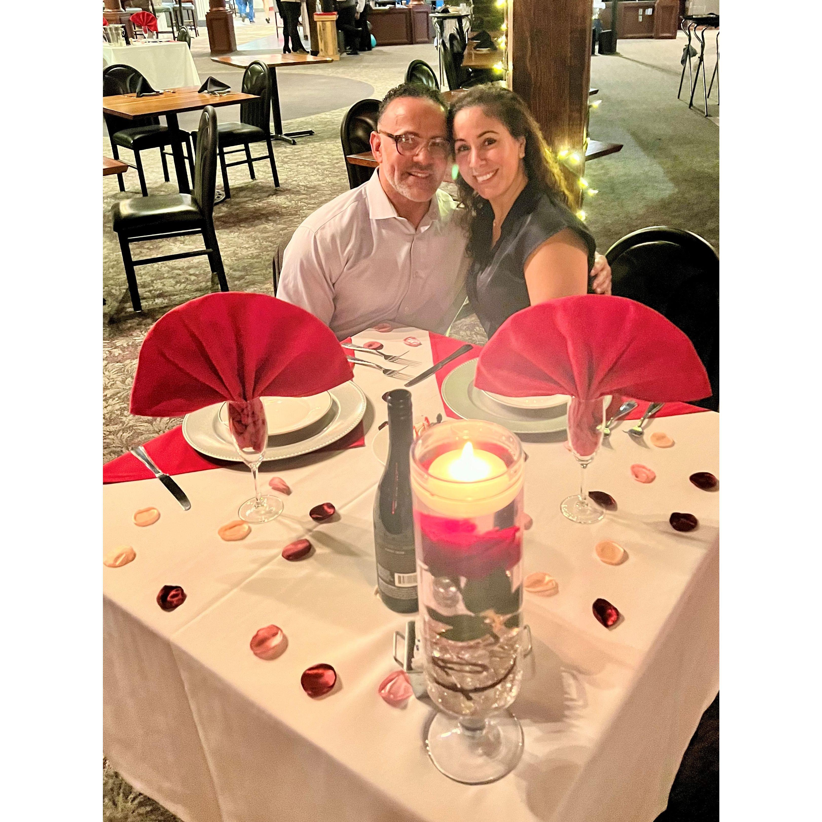 Beautiful Evening listening to beautiful romantic music with the love of my life