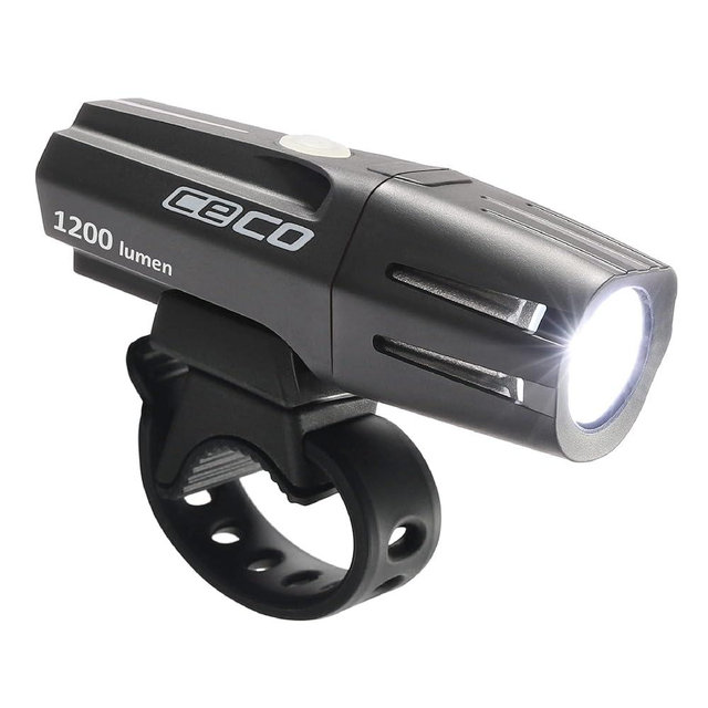 CECO USA 1200 Lumen USB Rechargeable Bike Light – Tough & Durable IP67 Waterproof & FL-1 Impact Resistant – Super Bright Model F1200 Bicycle Headlight – for Commuters, Road Cyclists & Mountain Bikers