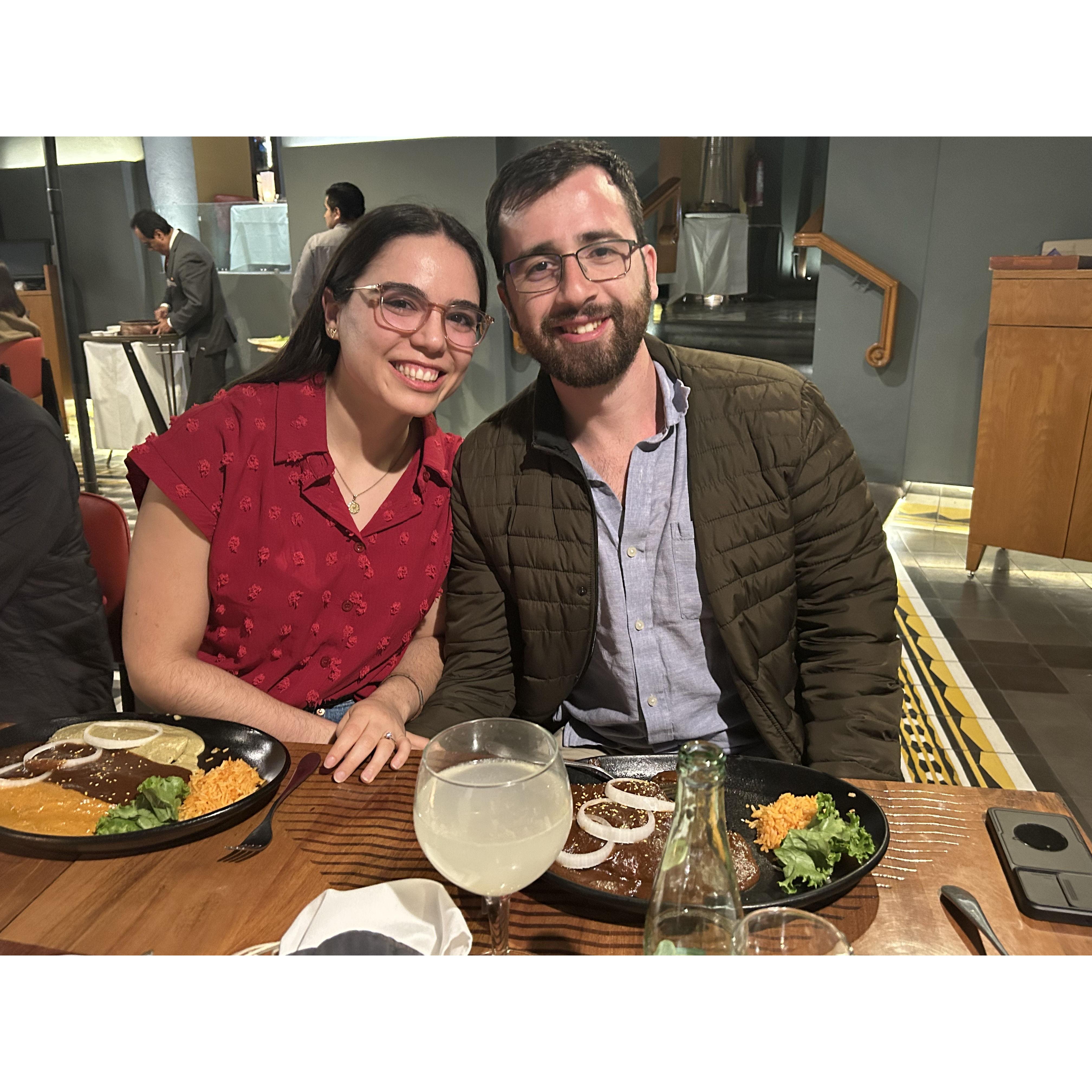 Just engaged! Nov. 3, 2023